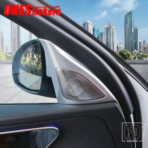 メルセデスベンツ C クラス W206 C200 C220 C260 C300 2022 2023 + カーアクセサリードア窓ツイーターオーディオスピーカーカバートリムフレーム