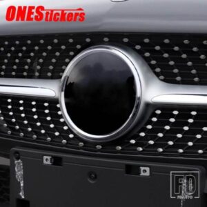 カーアクセサリーグリルネットロゴプロテクターガードカバーメルセデスベンツ A C E CLA GLA GLC GLS GLE クラス AMG W177 W205 W213 X253
