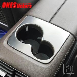 カーアクセサリー後列水カップカバートリムメルセデスベンツ GLE GLS クラス W167 V167 X167 AMG GLE53 GLE63 GLS63 2020-2022 +