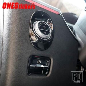 メルセデスベンツ C クラス W206 C200 C220 C260 C300 2022 + カーアクセサリー中央ヘッドライトスイッチトリムカバー装飾フレーム