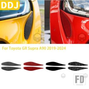 トヨタ GR スープラ A90 A91 MK5 2019-2024 アクセサリーカーボンボンネットアウトカバートリムステッカー装飾
