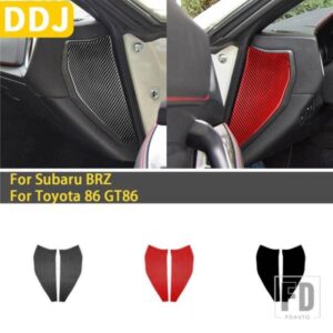 スバル BRZ トヨタ 86 GT86 2017 2018 2019 カーボンカーアクセサリーギアシフトカップホルダー空調トリムステッカー