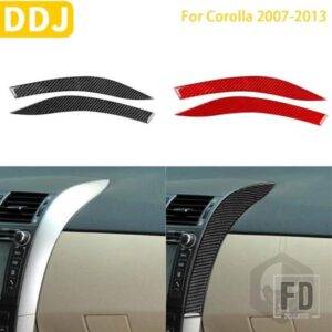 トヨタカローラ 2007-13 アクセサリーカーボンインテリア中央計器サイドトリムステッカー