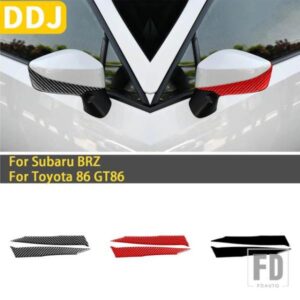 スバル BRZ トヨタ 86 GT86 2017 2018 2019 カーボンカーアクセサリーギアシフトカップホルダー空調トリムステッカー