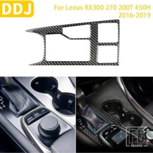 レクサス RX300 270 200T 450H 2016-2019 アクセサリーカーボンインテリアギアシフトパネルトリムステッカー装飾