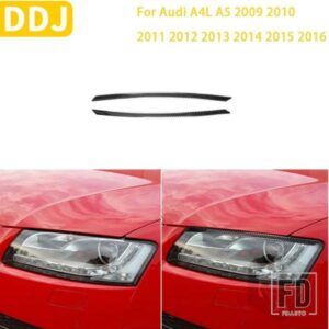 アウディ A4L A5 2009-16 アクセサリーカーボンインテリアランプアイブロウトリムステッカー