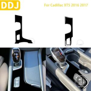キャデラック XT5 2016 2017 カーアクセサリープラスチック黒インテリア中央制御 U フレームトリムステッカー装飾