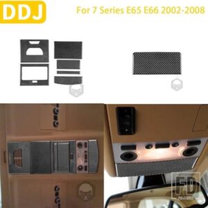 BMW 7 シリーズ E65 E66 37469 ACCESSORIE カーボンインテリアフロントリア読書灯トリムステッカー