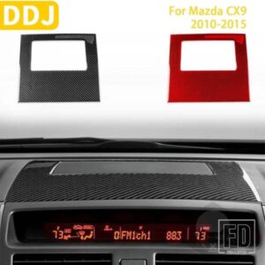 マツダ CX9 2010-15 アクセサリーカーボンインテリア中央計器パネルトリムステッカー