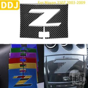 日産 350Z Z33 2003-2009 ナビゲーションカバーボックスドアダッシュカーボンステッカー装飾カーアクセサリー