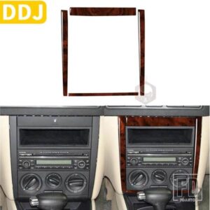 VW ゴルフ 4 MK4 1999-2004 アクセサリー木目調プラスチック車内中央制御フレームカバートリムステッカー