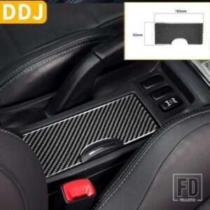 三菱ランサー EVO X IX 9 10 2005-2015 カーボンセンターコンソールカップホルダー蓋カバーチューニングステッカーカーアクセサリー