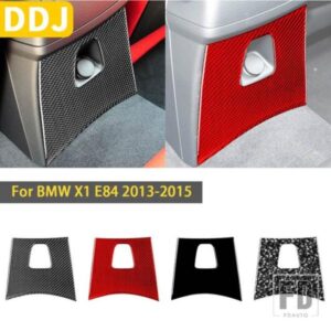 BMW X1 E84 2013 2014 2015 アクセサリーカーボン車内リアコントロールパネルトリムステッカー装飾