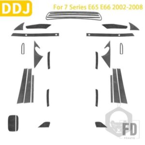 BMW 7 シリーズ E65 E66 37469 アクセサリーカーボン外装トリムステッカー装飾