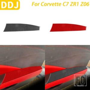 シボレーコルベット C7 ZR1 Z06 2014-2019 カーアクセサリーカーボン副パイロットドアアームレストパネルカバー装飾ステッカー