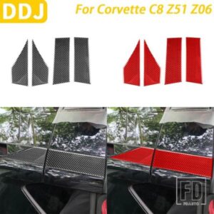 シボレーコルベット C8 Z51 Z06 2020-2023 カーアクセサリーカーボンアウタールーフ両方のサイドパネルカバー装飾ステッカー