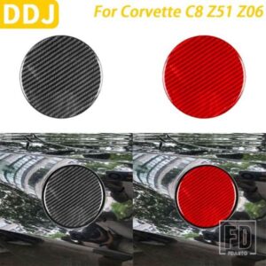 シボレーコルベット C8 Z51 Z06 2020-2023 アクセサリーカーボン外装燃料タンクガスキャップカバーパネル車トリムステッカー