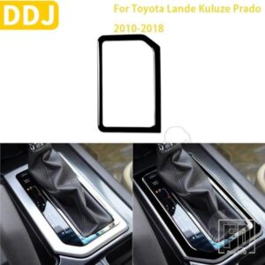 トヨタ LANDE KULUZE プラド 2010-2018 アクセサリープラスチック黒インテリアギアフレームトリムステッカー装飾