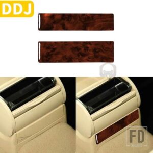 VW ゴルフ 4 MK4 1999-2004 アクセサリー 6 個木目プラスチック車内カップホルダーパネルカバートリムステッカー