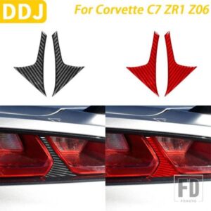 シボレーコルベット C7 ZR1 Z06 2014-2019 カーアクセサリーカーボンリアテールライトスプリッターパネルカバー装飾ステッカー