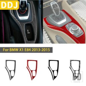 BMW X1 E84 2013 2014 2015 アクセサリーカーボンインテリアギアサラウンドトリムステッカー装飾スタイリング