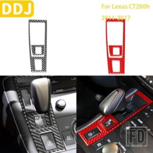 レクサス CT 200H 2011-17 アクセサリーカーボンインテリアシフトパネルトリムステッカー