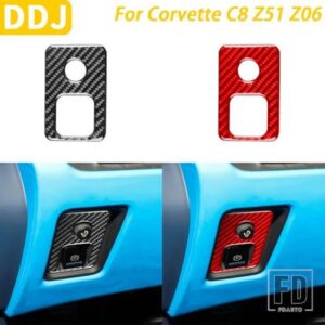 シボレーコルベット C8 Z51 Z06 カーアクセサリーカーボンシートフードエンジンコンパートメントサイドパネルカバー装飾ステッカー