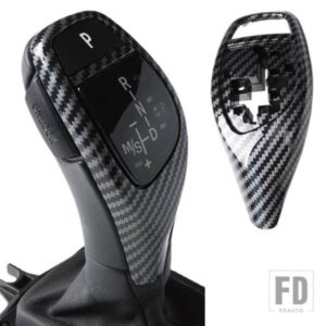 カーボンギアノブシフトレバーカバー交換 LHD RHD BMW スポーツ BMW F30 F31 F10 F32 F33 F34 F06 F12 F25 F26 13-17