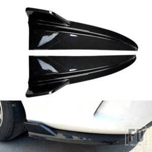 リアバンパーディフューザーサイドスプリッターメルセデスベンツ C クラス W205 C180 C200 C250 C260 C300 C43 C63 S AMG アクセサリー 2015-2021
