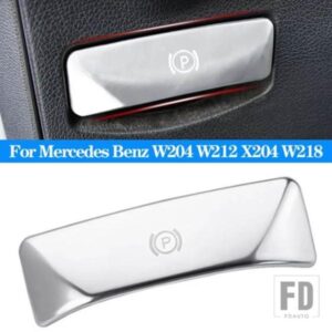LHD ハンドブレーキスイッチパーキングカバーブレーキレバーハンドルステッカー自動メルセデスベンツ C E GLK CLS クラス W204 W212 X204 W218