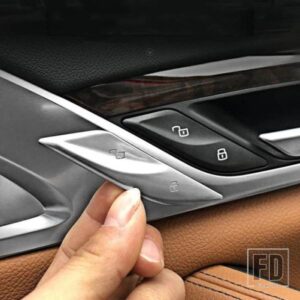 ドアロックコントロールスイッチボタンステッカー BMW 5/6 シリーズ G30 G31 G38 G32 GT 2018-2021 装飾カバーステッカートリム
