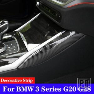 中央制御サイド装飾ステッカーセンタートリムカーボン ABS BMW 3 シリーズ G20 G28 オートインテリアアクセサリー