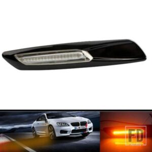2PC LED ダイナミックウィンカーライトサイドマーカーランプ信号灯 BMW E60 E61 E39 E81 E82 E87 E88 E90 E91 E92 E93 スタイリング