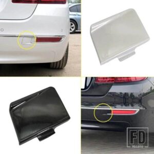 フロントリアバンパー牽引フックカバーキャップトレーラー牽引アイ蓋グロスブラック BMW 5 シリーズ F10 F18 2011-2017 オートアクセサリー