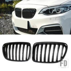 BMW X1 E84 フロントバンパーグリルキドニーグリルグリルシングルスラットレーシンググリル自動 2010-2015