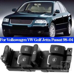 パワーウィンドウコントロールリフトスイッチボタンフォルクスワーゲン VW 99-04 GTI ゴルフ 4 ジェッタ MK4 BORA ビートルパサート B5 B5.5 3BD959857