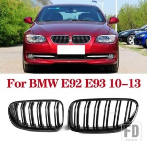 BMW E92 E93 M3 320I 325I 330I クーペフロントバンパーグリルキドニーレーシンググリルグリル 2010-2013 2 ドアグロスブラックグリル