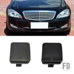 フロントリアバンパー牽引フックカバーキャップトレーラー牽引アイ蓋 ABS メルセデスベンツ S クラス W221 2004-2008 オートアクセサリー