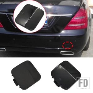 フロントリアバンパー牽引フックカバーキャップトレーラー牽引アイ蓋メルセデスベンツ S クラス W221 2009-2013 オートアクセサリー
