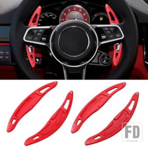 ステアリングホイールシフトパドルギア拡張シフターポルシェパナメーラ MACAN カイエン 911 718 スパイダー 918 オートアクセサリー