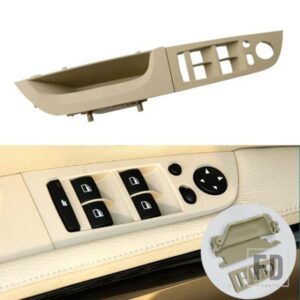 車内インナードアハンドルパネルトリムカバー BMW E90 E91 3 シリーズ 318 320 325 328 2005-2012 オートスタイリングアクセサリー