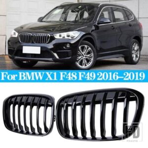BMW X1 F48 F49 グリルフロントキドニーグリルグリルレーシンググリル単線グリル 2016-2019 アクセサリー
