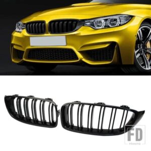 BMW 4 シリーズ F32 F33 F36 M3 F80 M4 F82 カーボンフロントバンパーグリルレーシンググリル 12-18 グリルグリル