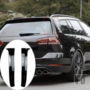 フォルクスワーゲン VW ゴルフ 7 バリアントワーゲンリアウィンドウサイドスポイラー ABS スポイラーカナードスプリッター 2014-2017