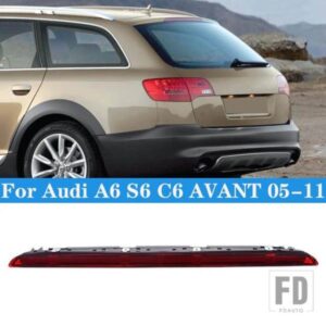 車赤色 LED ブレーキライト高のサード 3RD ブレーキライトハイマウントストップランプアウディ A6 アバント S6 C6 2005-2011 4F9945097