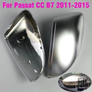 マットクロームウイングミラーキャップ VW パサート CC B7 シロッコジェッタ MK6 ユーロビートルサイドカバー交換 2010-14