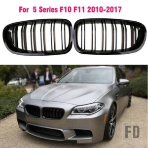 グロスフロントグリルワイドキドニーグリルグリル BMW 5 シリーズ F10 F11 520D 530D 540I 528I 535I M5 フロントバンパーグリル
