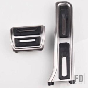 ステンレスペダルパッドカバー VW ティグアン 2010-2017 シートアルテアレオントレドシュコダ SUPERB オクタヴィア A5 スティング