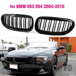 レーシンググリルフロントフードキドニーグリル交換 BMW E63 E64 6 シリーズ 2DR 2004-2010 車 STYING