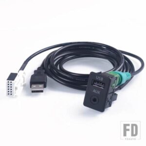 フォルクスワーゲン RCD510 RCD310 RCD300 VW ポロゴルフ MK5 MK6 トゥーラントゥーラン AUX USB スイッチ